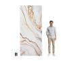 Wall Panel XXL Arabescato Gold Glossy 120 x 280 cm 3 mm (B)