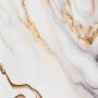 Wall Panel XXL Arabescato Gold Glossy 120 x 280 cm 3 mm (B)