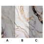 Wall Panel XXL Arabescato Gold Glossy 120 x 280 cm 3 mm (B)