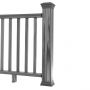 Balustrada kompozytowa Gray 140 x 113 cm (1 słupek)