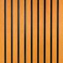 Premium Composite Slatted Cladding Board Amber Oak / Black – 2,9 m