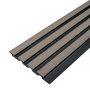 Composite Slatted Cladding Board DUO Antique / Black – 2,9 m