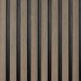 Composite Slatted Cladding Board DUO Antique / Black – 2,9 m