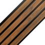Premium Composite Slatted Cladding Board Natural Oak / Black – 2,9 m
