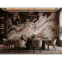Wall Panel XXL Emperador Black Glossy 120 x 280 cm 3 mm – Set of 3 (ABC)