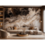 Wall Panel XXL Emperador Black Glossy 120 x 280 cm 3 mm – Set of 3 (ABC)