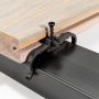 Universal mounting clip for decking board + screw – 50 pcs. (black)