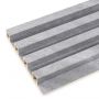 Lamele Ścienne Dekoracyjne Szary Brokat 2,4 x 16,8 cm – dł. 2,7 m