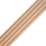 SPC Wall Slats High Profile Natural Oak Matt 1.7 x 14.9 cm – 2.8 m