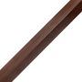 WPC Corner Trim Solid XL Brown 50x50 mm – 3 m