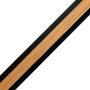 WPC Joint Trim for Slatted Cladding Premium Natural Oak / Black – 2.9 m