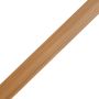 Starter-Finishing Slatted F-Type Trim WPC Premium Natural Oak / Black 36,5 x 49,5 mm – 2,9 m