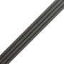 Skirting Trim WPC Timber Graphite 50x10 mm - 2,4 m