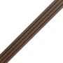 Skirting Trim WPC Timber Ebony 50x10 mm - 2,4 m