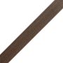 Skirting Trim WPC Timber Ebony 50x10 mm - 2,4 m