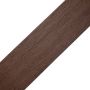 WPC Flat Skirting Trim Solid XL Brown 140x10 mm – 3 m