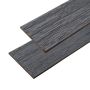 WPC Flat Skirting Trim Solid XL Gray 140x10 mm – 3 m