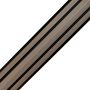 WPC Corner Trim for Slatted Cladding DUO Antique / Black – 2.9 m