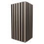 WPC Corner Trim for Slatted Cladding DUO Antique / Black – 2.9 m