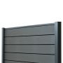 Standard WPC Fencing Panel Anthracite – 1 Post