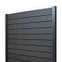 Standard WPC Fencing Panel Anthracite – 1 Post