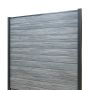 Panel ogrodzeniowy kompozytowy Premium Gray – 2 słupki