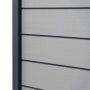 Standard WPC Fencing Panel Grey – 1 Post