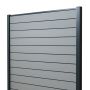 Standard WPC Fencing Panel Grey – 1 Post