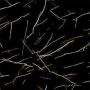 Wall Panel SPC Marquina Black Marble Glossy 60 x 120 cm 4 mm