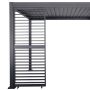 Adjustable Horizontal Louver Panel for Garden Pergola Anthracite