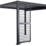 Adjustable Horizontal Louver Panel for Garden Pergola Anthracite