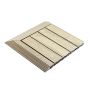 Premium Composite Deck Tile Ecru 30 × 30 × 2.5 cm