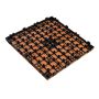 3D Solid Composite Decking Tile Light Brown 30 x 30 x 2,5 cm
