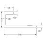 Aluminium Edge Trim Profile 3.5 mm for Wall Panels Black Matt – 2.9 m