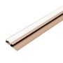 Aluminium LED Edge Trim Profile 4,5 mm for Wall Panels Copper Matt – 2,9 m