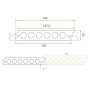 Seamless Composite Decking Board Antique – 4 m