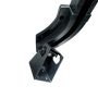 Hidden sliding door system 120 cm – Left Side | Black