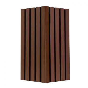 WPC Corner Trim for Slatted Cladding Premium Redwood 36.5 mm – 2.9 m