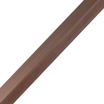 Starter-Finishing Slatted F-Type Trim WPC Premium Redwood 36,5 x 49,5 mm – 2,9 m