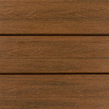Premium Brushed Composite Cladding Board Teak - 2,9 m