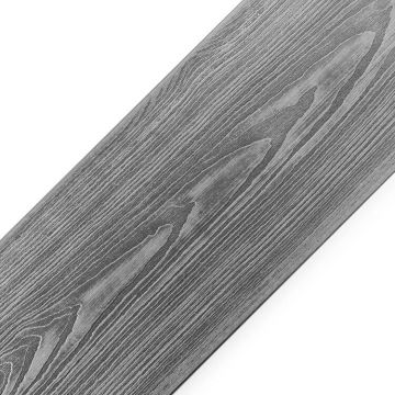 3D Composite Decking Board Gray - 3 m
