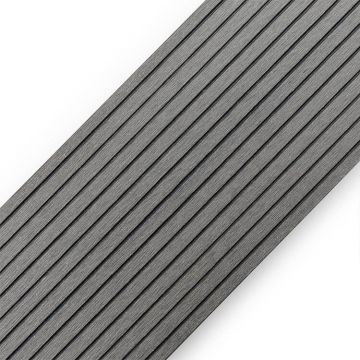 Standard 15 Composite Decking Board Light Gray – 3,5 m