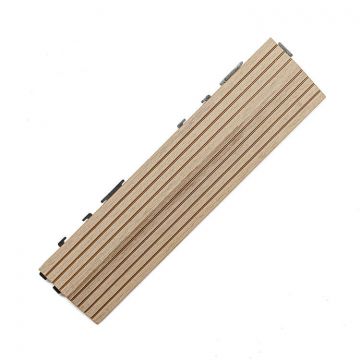 Composite Side Decking Tile Honey Teak