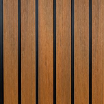 Slatted Fence Board DOU Premium Amber / Black - 1,8 m