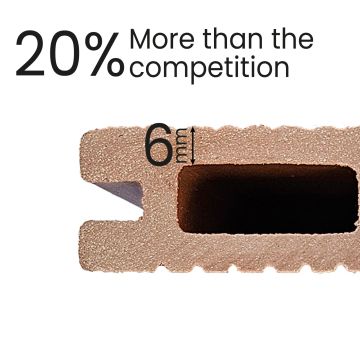 Classic Composite Decking Board Light Brown - 2,2 m