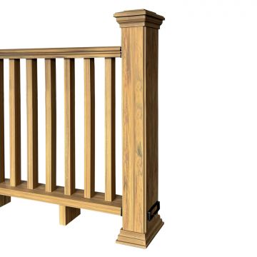 Composite Railing Winchester Oak 140 x 113 (1 post)