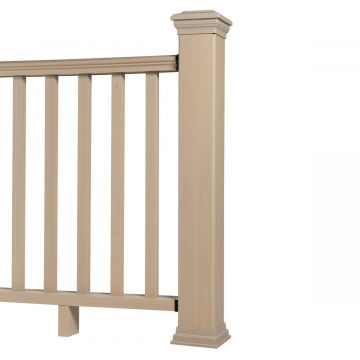 Composite Railing Ecru 140 x 113 (1 post)