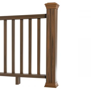 Composite Railing Teak - 140 x 113 (1 post)