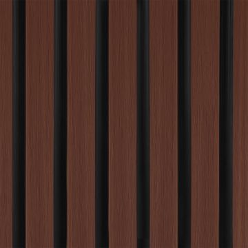 Composite Slatted Cladding Board DUO Redwood/Black – 2,9 m