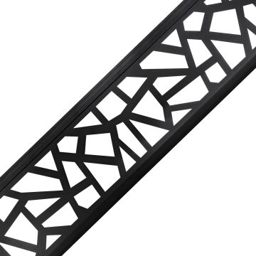 Decorative Fence Panel Artis Anthracite 30 x 180 cm